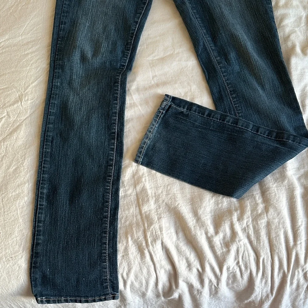 PAIGE Dark Blue Skyline Straight Jeans - Picture 6 of 12